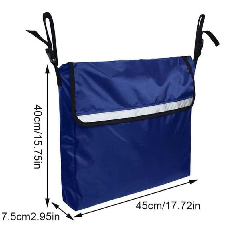 Portable Wheelchair Side Bag Hanging Wheelchair Organizer For Daily Essentials 3