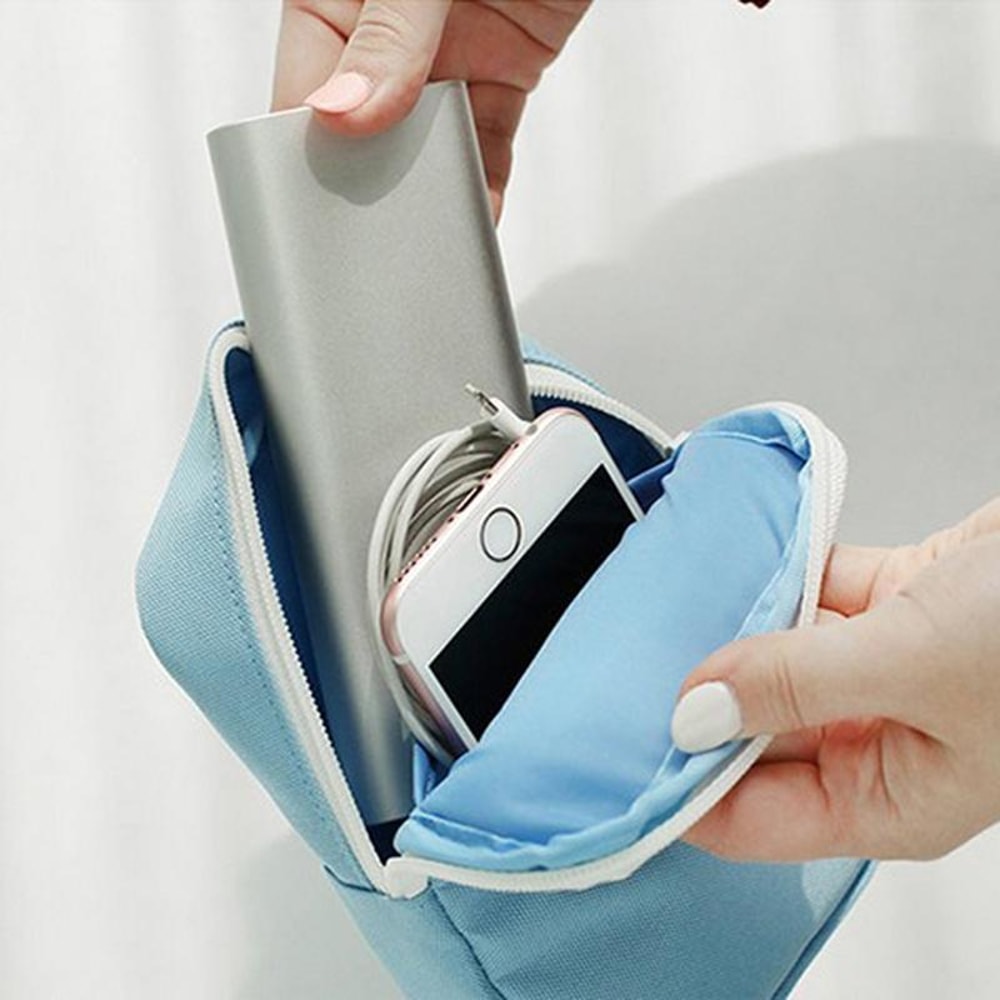 Portable Travel Cable Organizer Pouch For Power Banks And Tech Accessories 2