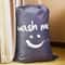 Smile Face Nylon Drawstring Quilt Storage Bag For Clothes And Travel 0