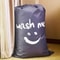 Smile Face Nylon Drawstring Quilt Storage Bag For Clothes And Travel 5