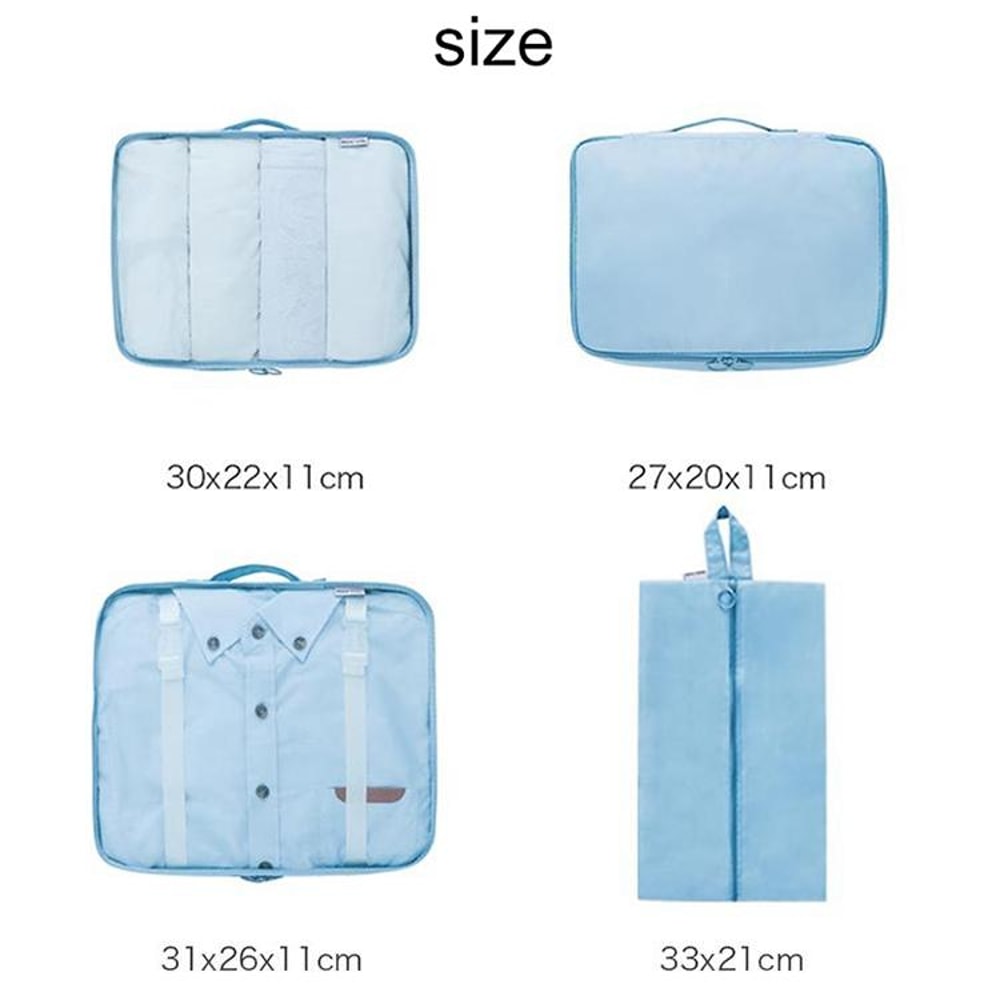 Travel Organizer Bags Waterproof Packing Cubes For Clothes Shoes And Luggage 1