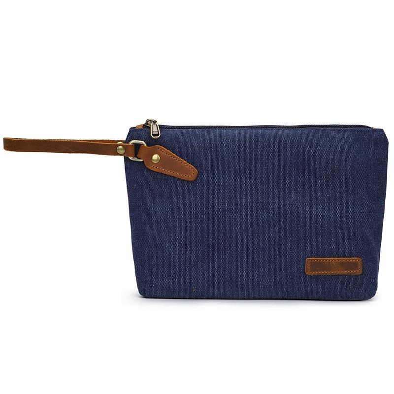 Large Capacity Canvas Toiletry Bag For Travel Cosmetics And Washing Essentials 9