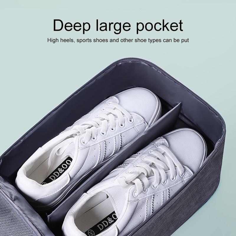 Nylon Travel Shoe Bag Large Capacity Portable Shoe Organizer 2