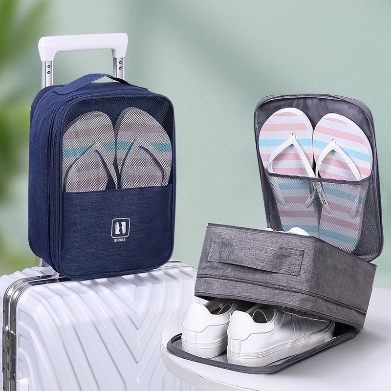 Nylon Travel Shoe Bag Large Capacity Portable Shoe Organizer 5