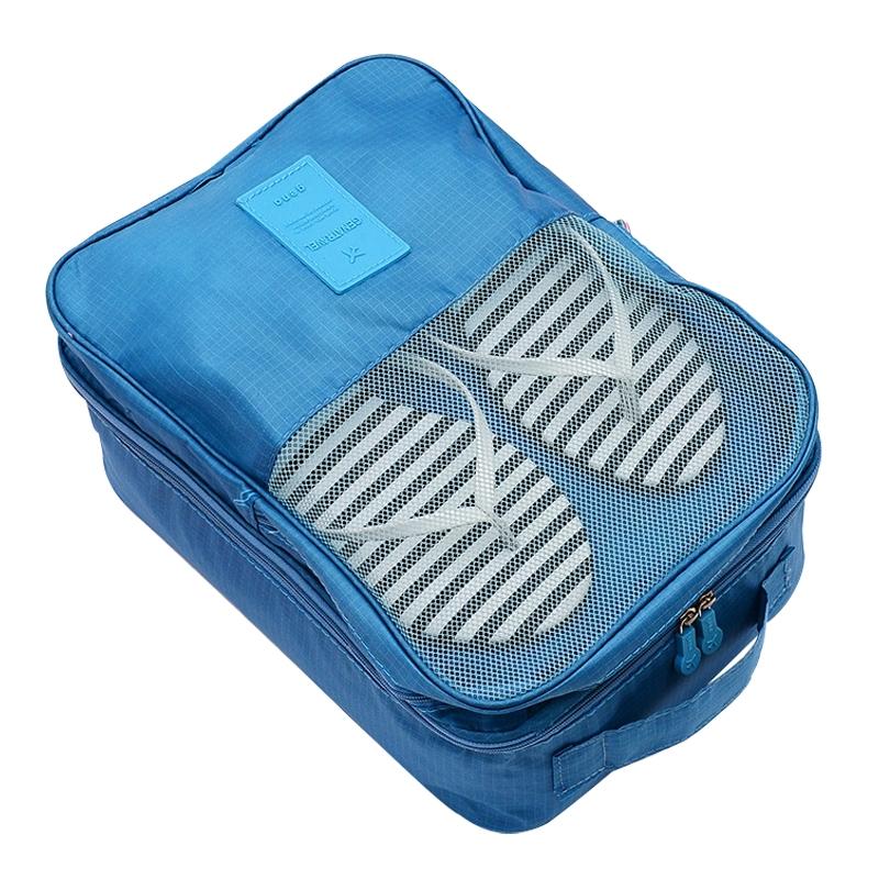 Nylon Travel Shoe Bag Large Capacity Portable Shoe Organizer