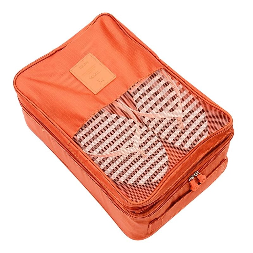 Nylon Travel Shoe Bag Large Capacity Portable Shoe Organizer