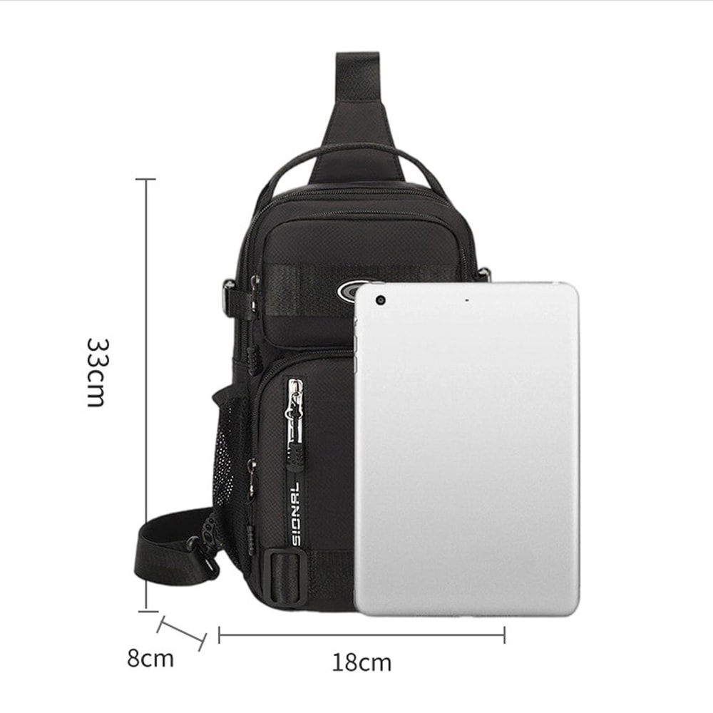 Large Capacity Mens Sports Chest Bag For Travel And Daily Carry 4