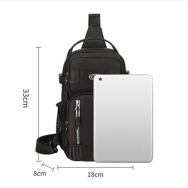 Large Capacity Mens Sports Chest Bag For Travel And Daily Carry 4