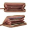 Womens Long Alligator Pattern Wallet Large Capacity MultiCard Wristlet Clutch 3