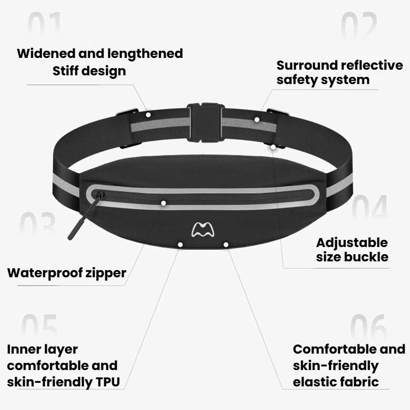 Waterproof Waist Pack Reflective Running Phone Bag For Men And Women 6