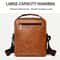 Mens Crossbody Bag Large Capacity Vertical Briefcase For Work Travel And Daily Carry 1