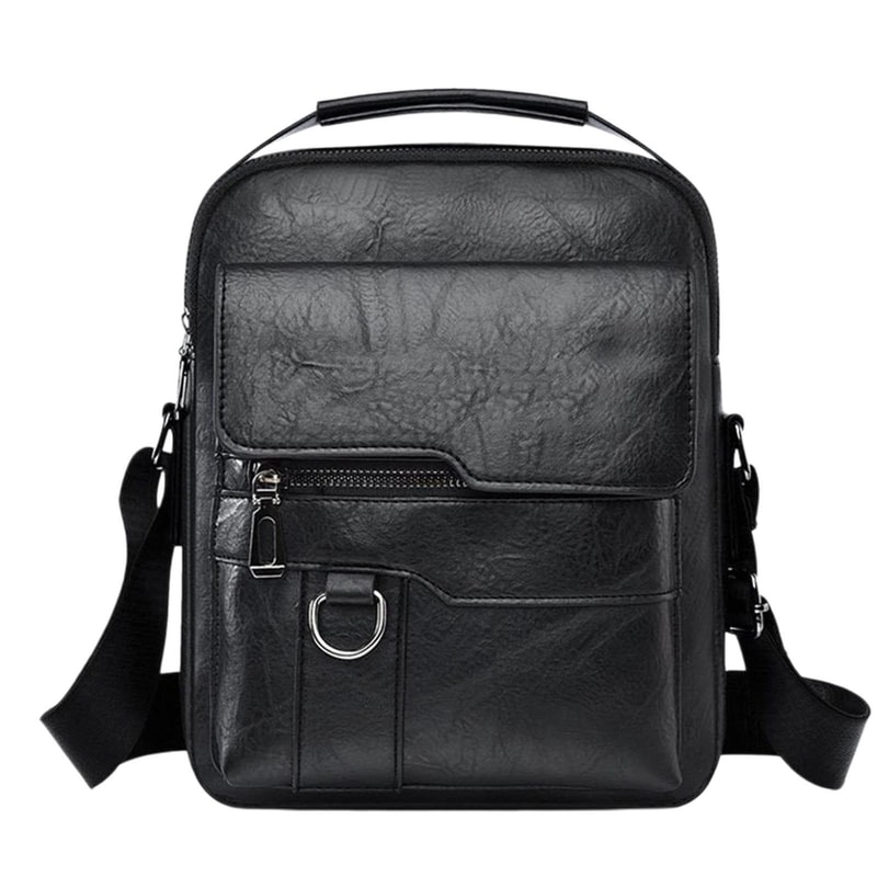 Mens Crossbody Bag Large Capacity Vertical Briefcase For Work Travel And Daily Carry 6