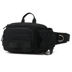 waterproof hiking waist pack with bottle holder large capacity fitness bag