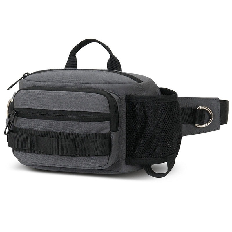Waterproof Hiking Waist Pack With Bottle Holder Large Capacity Fitness Bag 9