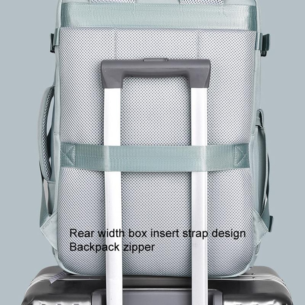Large Capacity Travel Backpack With Laptop And Shoe Compartments 9