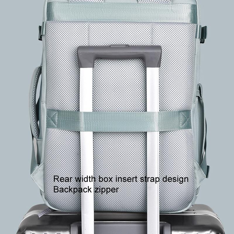 Large Capacity Travel Backpack With Laptop And Shoe Compartments 9