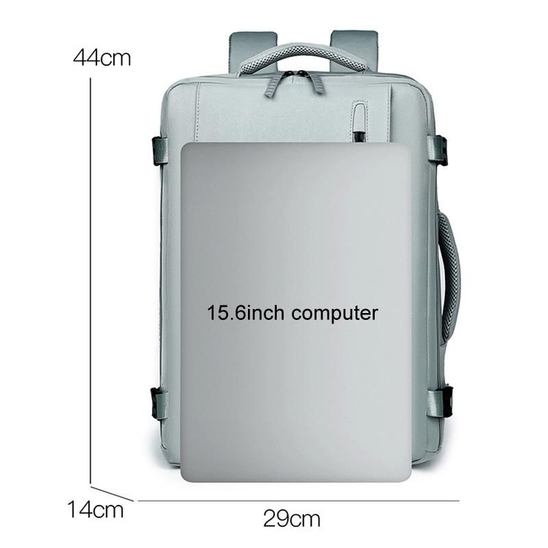 Large Capacity Travel Backpack With Laptop And Shoe Compartments 10