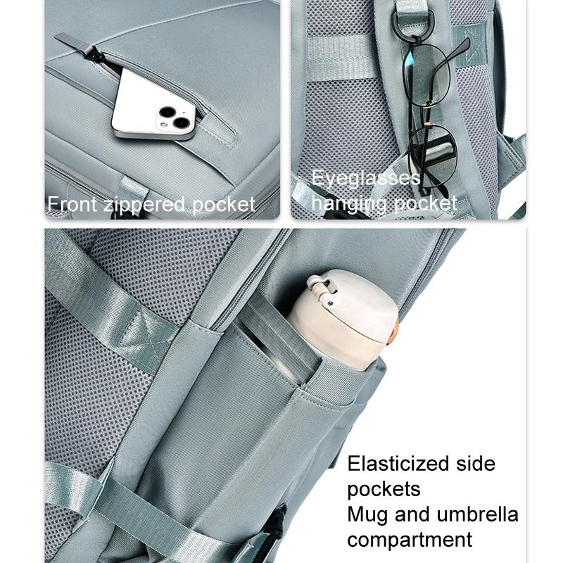 Large Capacity Travel Backpack With Laptop And Shoe Compartments 6