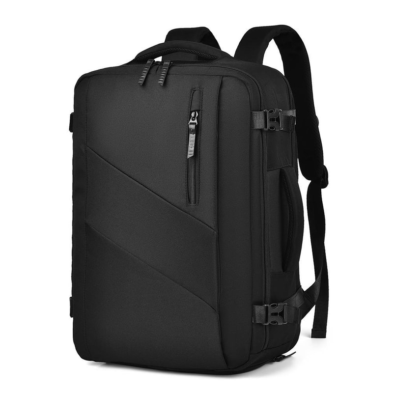 Large Capacity Travel Backpack With Laptop And Shoe Compartments 11