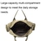 Waterproof Canvas Laptop Shoulder Bag With Anti Theft Storage 2