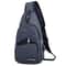 Men Chest Bag with USB Port Lightweight Crossbody Shoulder Sling
