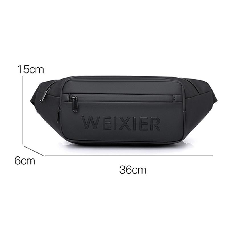 Mens Sling Bag Waterproof Crossbody Chest Bag 6