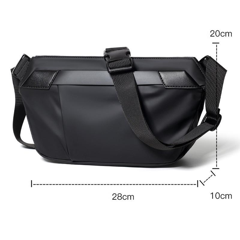 Mens Waterproof Sling Bag Crossbody Chest Bag for Travel and Everyday Carry