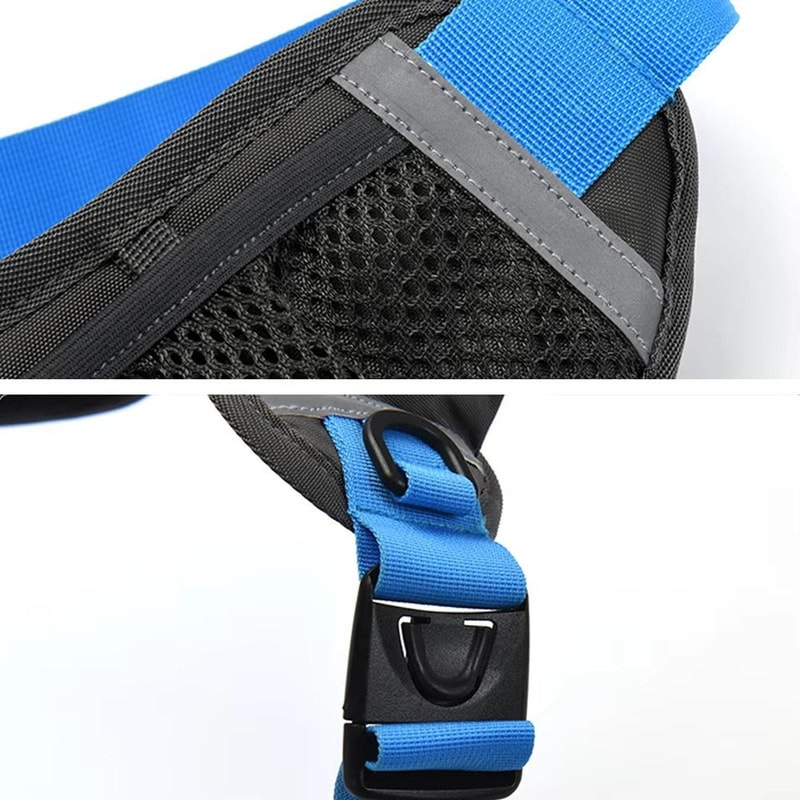 Waterproof Running Waist Bag With Bottle Holder And Phone Pouch 10