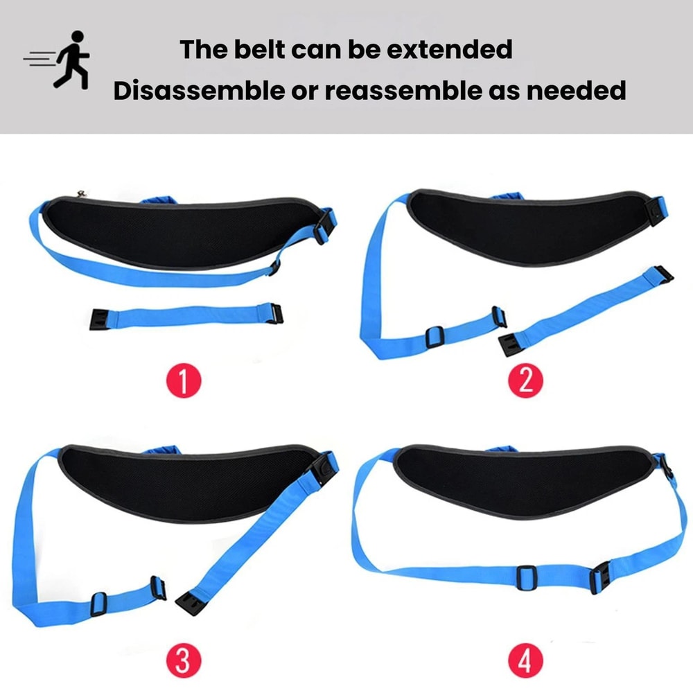 Waterproof Running Waist Bag With Bottle Holder And Phone Pouch 1
