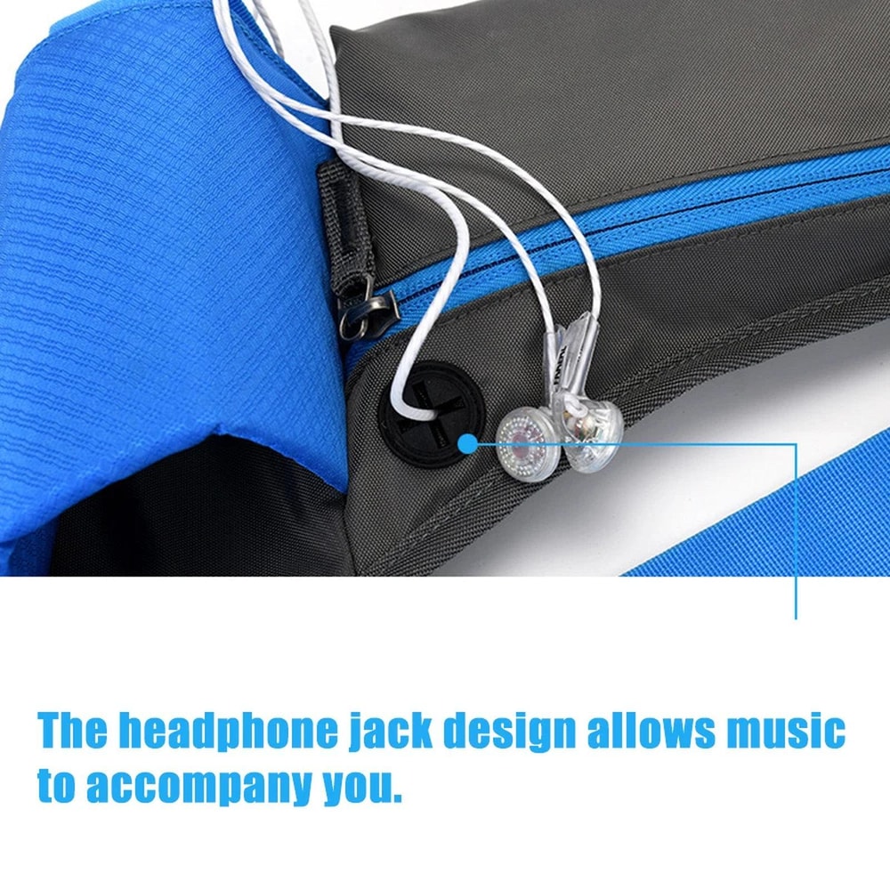 Waterproof Running Waist Bag With Bottle Holder And Phone Pouch 7