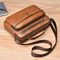 Retro Mens Crossbody Bag Waterproof PU Leather Business Shoulder Bag 2