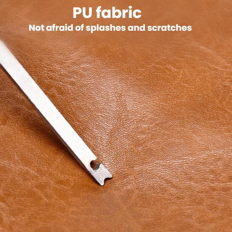 Retro Mens Crossbody Bag Waterproof PU Leather Business Shoulder Bag 3
