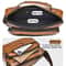 Retro Mens Crossbody Bag Waterproof PU Leather Business Shoulder Bag 7