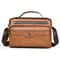 Retro Mens Crossbody Bag Waterproof PU Leather Business Shoulder Bag 11