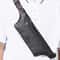 Mens Leather Waist Bag Crossbody Chest Bag for Travel