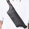 Mens Leather Waist Bag Crossbody Chest Bag for Travel