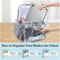 Clear Waterproof PVC Backpack For School Travel And Events 2