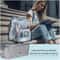Clear Waterproof PVC Backpack For School Travel And Events 5