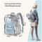 Clear Waterproof PVC Backpack For School Travel And Events 6