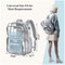 Clear Waterproof PVC Backpack For School Travel And Events 6