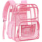 Clear Waterproof PVC Backpack For School Travel And Events 10