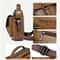 Waterproof PU Leather Messenger Bag For Men 5