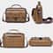 Waterproof PU Leather Messenger Bag For Men 6