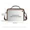 Waterproof PU Leather Messenger Bag For Men 7