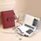 Women Compact Wallet with Snap Closure and Zippered Coin Pocket