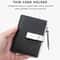 Women Compact Wallet with Snap Closure and Zippered Coin Pocket