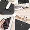 Women Compact Wallet with Snap Closure and Zippered Coin Pocket
