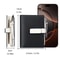 Women Compact Wallet with Snap Closure and Zippered Coin Pocket