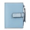 Women Compact Wallet with Snap Closure and Zippered Coin Pocket