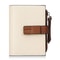 Women Compact Wallet with Snap Closure and Zippered Coin Pocket
